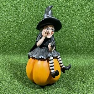 Bethany Lowe Designs How to Train Your Black Cat Witch Figurine